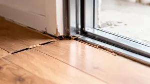 jak wykończyć panele przy futrynie metalowej