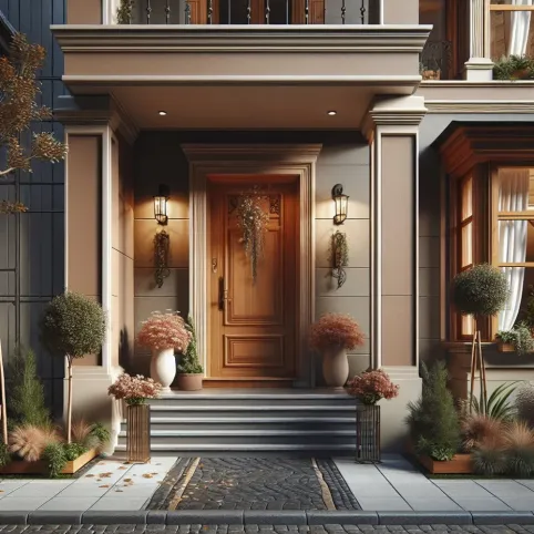 jak wykończyć wejście do domu